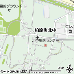 兵庫県丹波市柏原町北中382周辺の地図