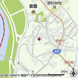 滋賀県近江八幡市野村町930周辺の地図