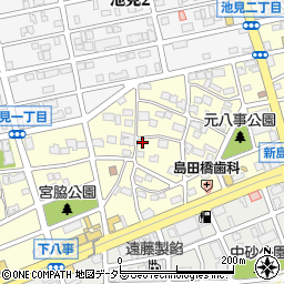 愛知県名古屋市天白区元八事2丁目87周辺の地図