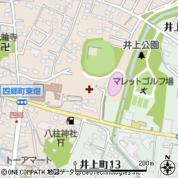 愛知県豊田市四郷町東畑周辺の地図