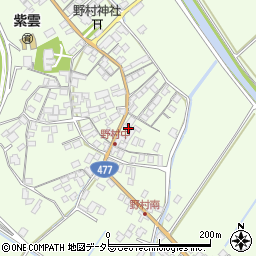 滋賀県近江八幡市野村町1394周辺の地図
