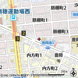 愛知県名古屋市瑞穂区豊岡通3丁目8周辺の地図