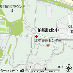 兵庫県丹波市柏原町北中380周辺の地図