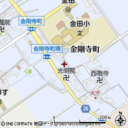 滋賀県近江八幡市金剛寺町291周辺の地図