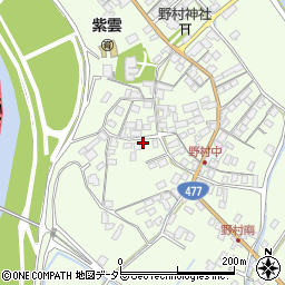 滋賀県近江八幡市野村町910周辺の地図