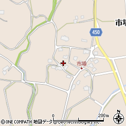 岡山県津山市市場1574周辺の地図