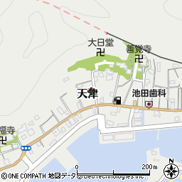 千葉県鴨川市天津1536周辺の地図