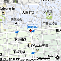愛知県名古屋市瑞穂区田光町周辺の地図