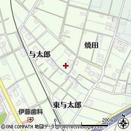 愛知県弥富市五之三町与太郎30周辺の地図