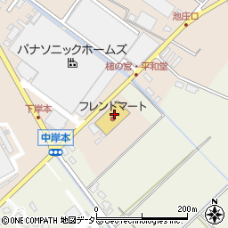 株式会社平和堂　湖東店周辺の地図