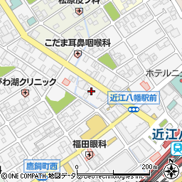 滋賀県近江八幡市鷹飼町555周辺の地図