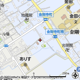 滋賀県近江八幡市金剛寺町336周辺の地図