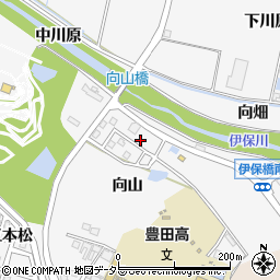 愛知県豊田市伊保町向山20周辺の地図