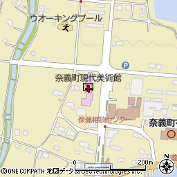 奈義町現代美術館周辺の地図