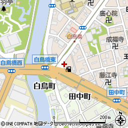 愛知県名古屋市熱田区白鳥2丁目1周辺の地図