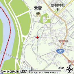 滋賀県近江八幡市野村町975周辺の地図