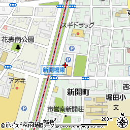 愛知県名古屋市瑞穂区新開町18周辺の地図
