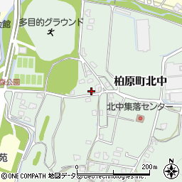 兵庫県丹波市柏原町北中474周辺の地図