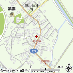 滋賀県近江八幡市野村町891周辺の地図