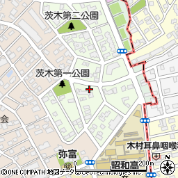 愛知県名古屋市瑞穂区茨木町周辺の地図