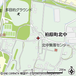 兵庫県丹波市柏原町北中473周辺の地図