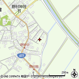 滋賀県近江八幡市野村町1407周辺の地図