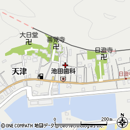 千葉県鴨川市天津1772-6周辺の地図