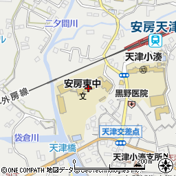 千葉県鴨川市天津1033周辺の地図