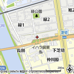 Ｊネットレンタカー　蟹江店周辺の地図