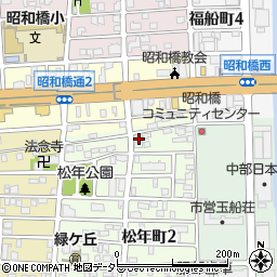 愛知県名古屋市中川区松年町1丁目41周辺の地図