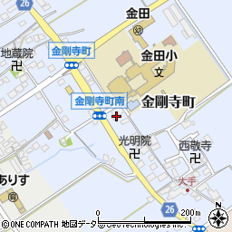 滋賀県近江八幡市金剛寺町303-1周辺の地図