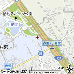 愛知県日進市赤池町村東6-1周辺の地図
