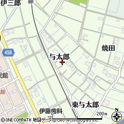 愛知県弥富市五之三町与太郎50周辺の地図