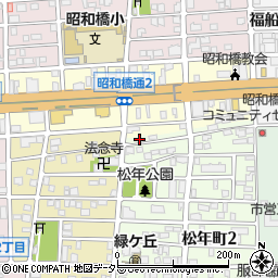 愛知県名古屋市中川区松年町1丁目15周辺の地図