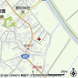 滋賀県近江八幡市野村町1406周辺の地図