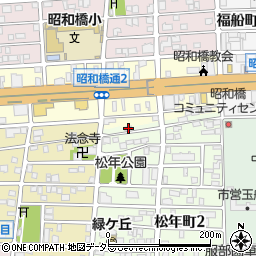 愛知県名古屋市中川区松年町1丁目12周辺の地図