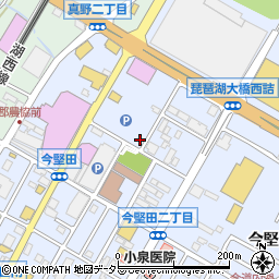 滋賀県大津市今堅田2丁目38-38周辺の地図