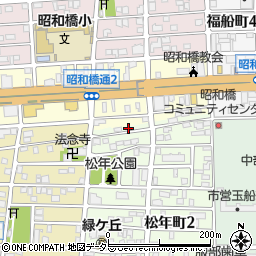 愛知県名古屋市中川区松年町1丁目11周辺の地図