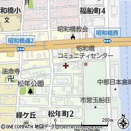 愛知県名古屋市中川区松年町1丁目29周辺の地図