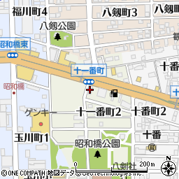 板倉ガラスアパート周辺の地図