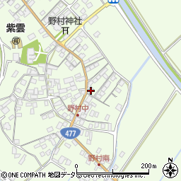 滋賀県近江八幡市野村町1419周辺の地図