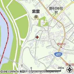 滋賀県近江八幡市野村町860周辺の地図