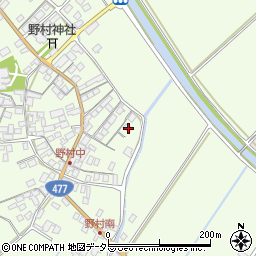 滋賀県近江八幡市野村町1409周辺の地図