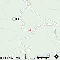 岡山県真庭市田口267周辺の地図