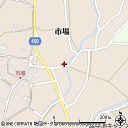 岡山県津山市市場1024周辺の地図
