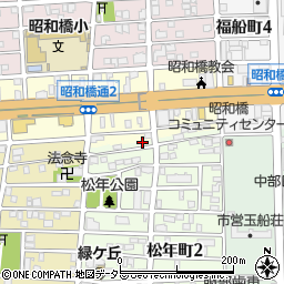 愛知県名古屋市中川区松年町1丁目9周辺の地図
