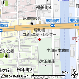 昭和橋コミュニティセンター周辺の地図
