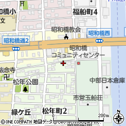 愛知県名古屋市中川区松年町1丁目32周辺の地図