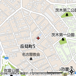 愛知県名古屋市瑞穂区岳見町4丁目26周辺の地図