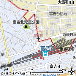 富吉駅周辺の地図